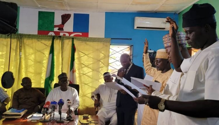 APC swears in four new LG party Chairmen in Taraba