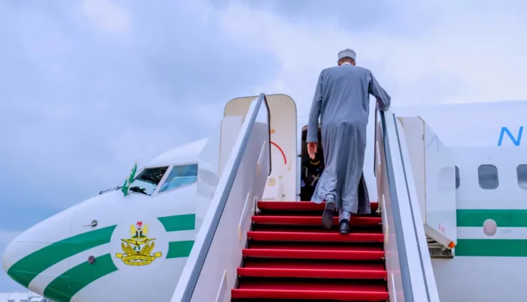 Buhari departs Abuja for AU Extra-ordinary Summit in Malabo