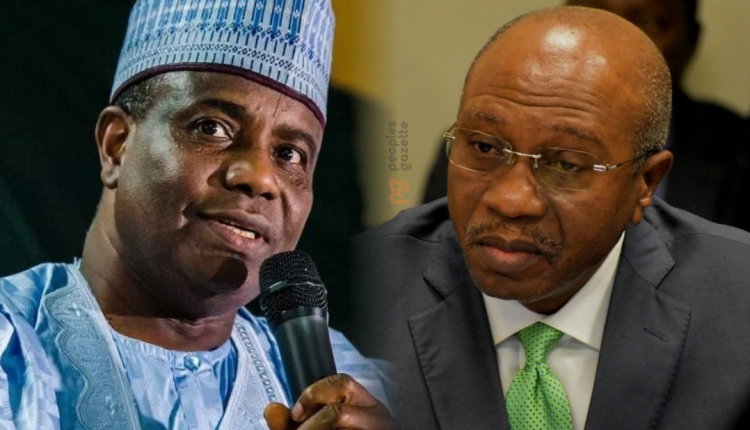 Tambuwal calls for Godwin Emefiele’s  resignation