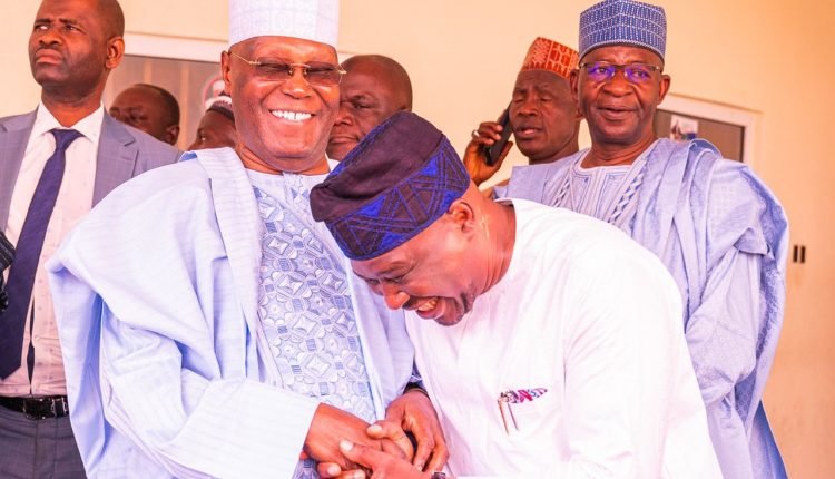 Atiku Abubakar Along with Governor Fintiri were in his hometown Jada
