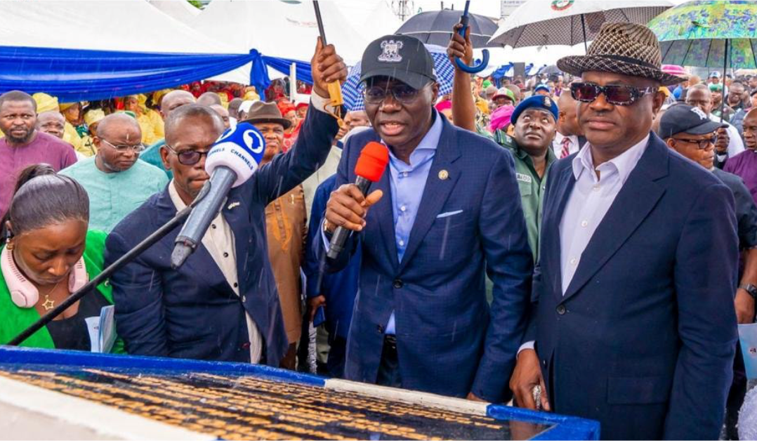 Sanwo-Olu commends Wike on projects