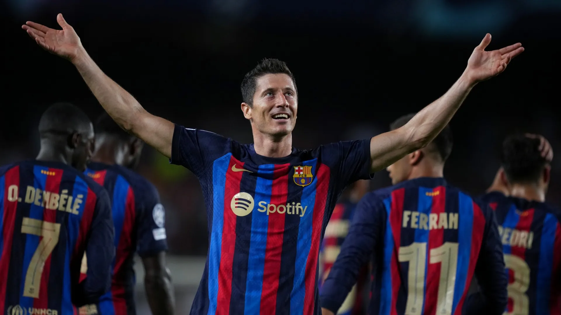 Lewandowski bags hat-trick in FC Barcelona’s Champions League bow