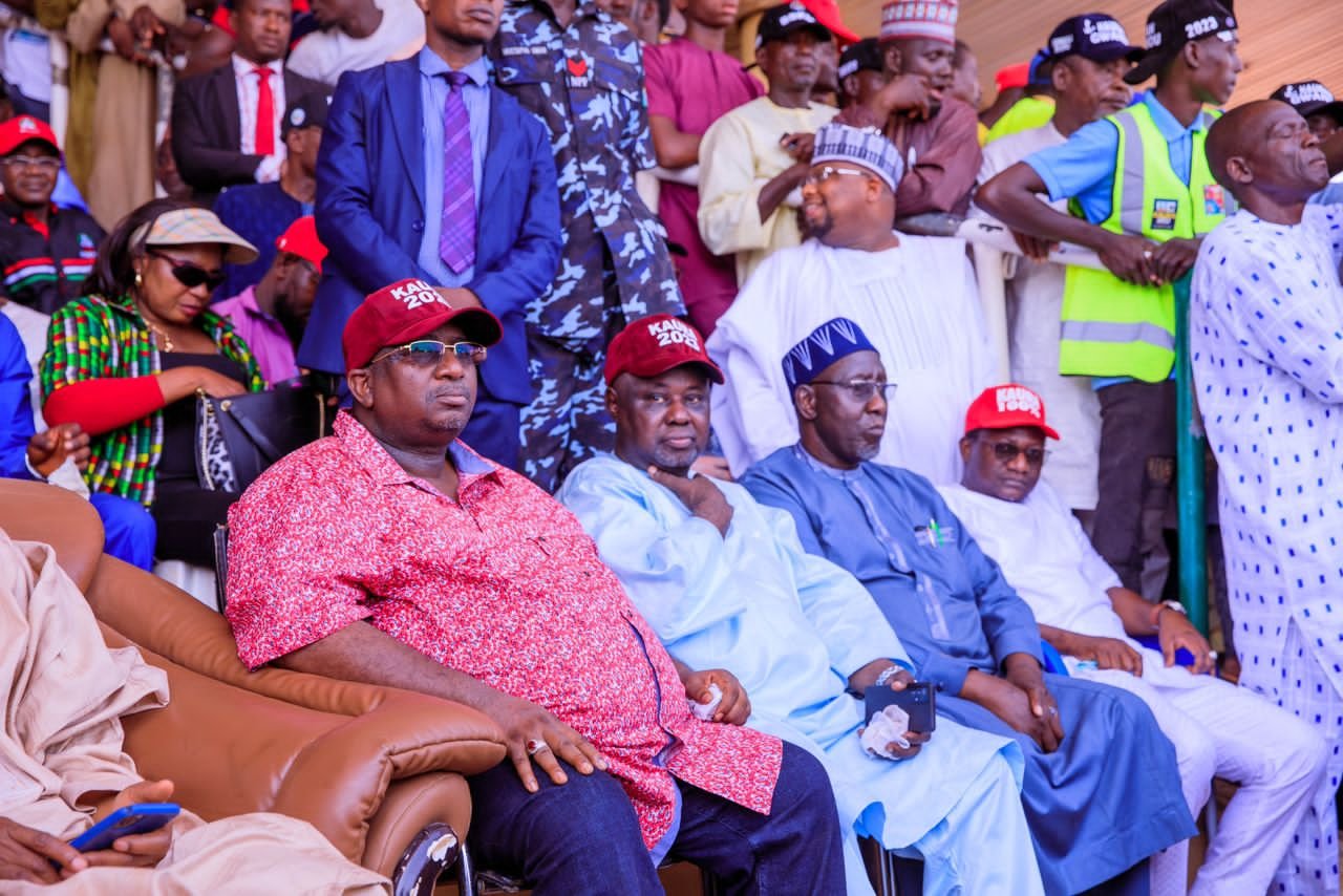 Gov Bagudu attends NLC grand rally in support of APC gubernatorial candidate in Kebbi