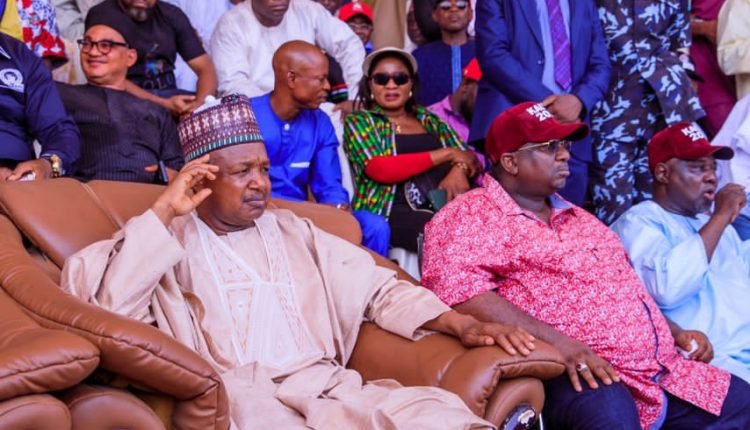 Gov Bagudu attends NLC grand rally in support of APC gubernatorial candidate in Kebbi