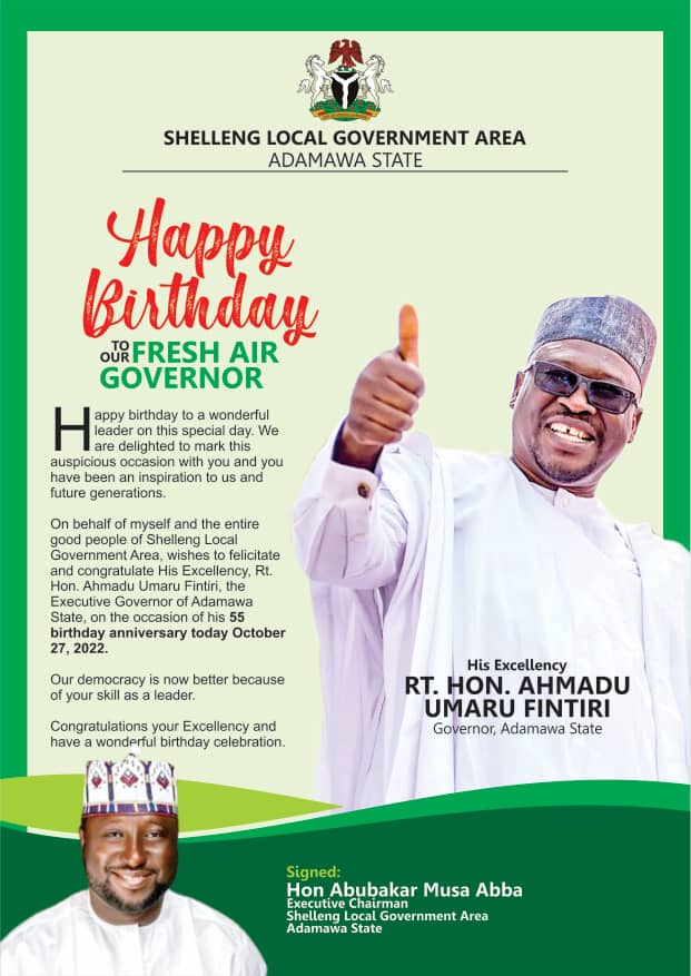 HAPPY 55BIRTHDAY TO OUR FRESH AIR GOVERNOR 