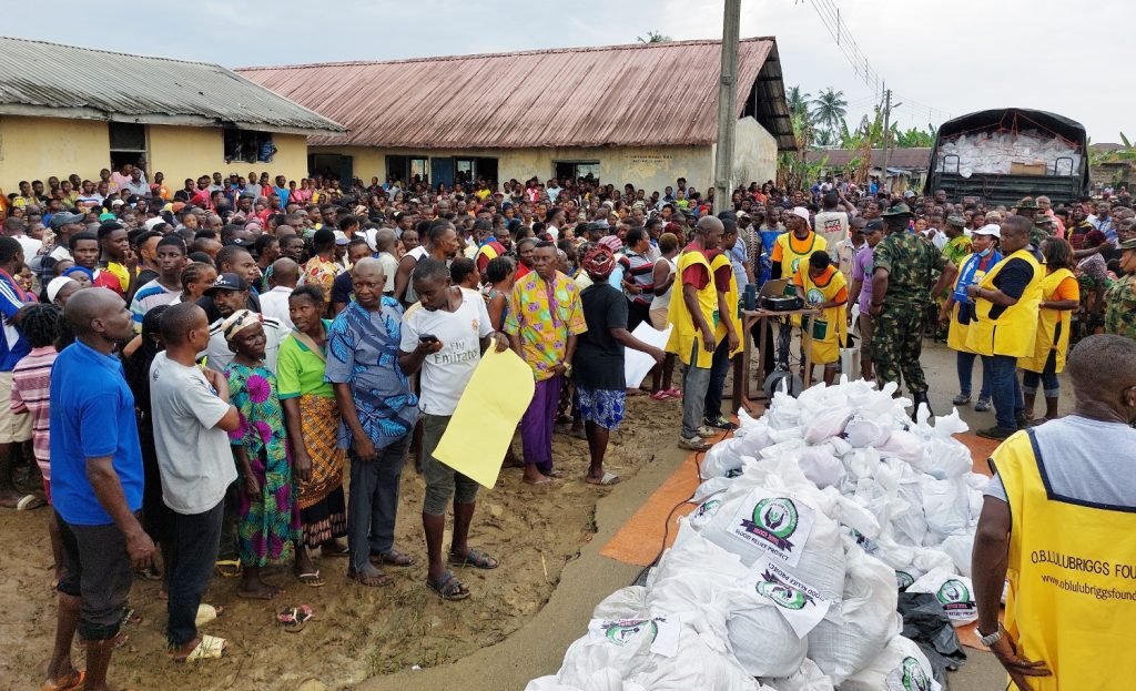 Army, Foundation distribute N30m relief items to flood victims in Rivers