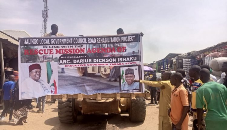 Taraba LG boss flags off rehabilitation of strategic township roads in Jalingo