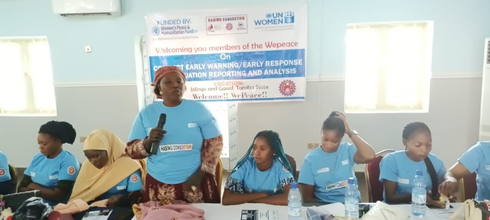 Insecurity; group trains women on early warnings, alternative dispute resolution