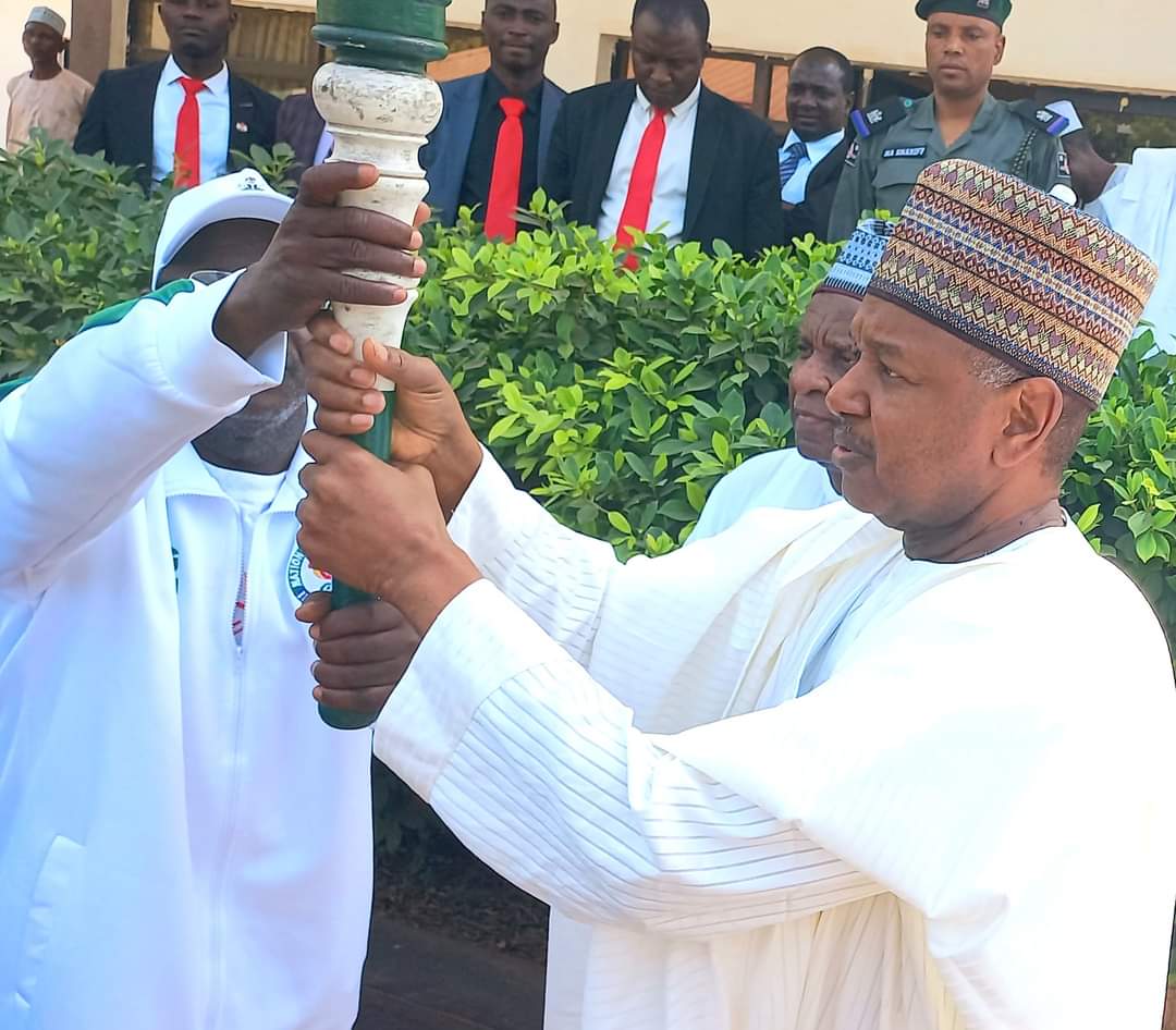 Bagudu receives Torch of Peace and Unity, urges youths to be dedicated