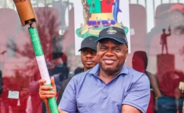 NSF 2022: Gov. Diri receives Torch of Unity, charges team Bayelsa 