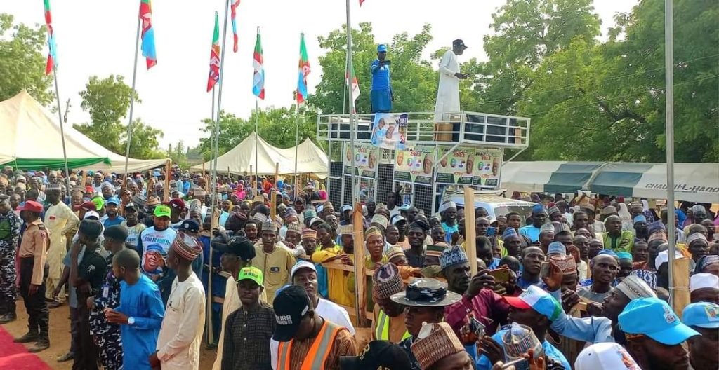 Thousands of APC supporters grace APC campaign rally in Shanga