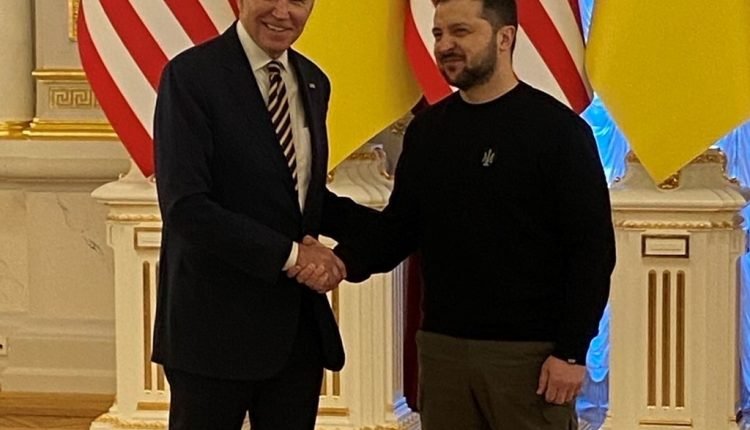 Biden pledges $500m in military aid during Kyiv visit