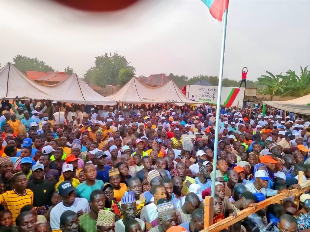 Mother of all crowd in Bunza for APC candidates