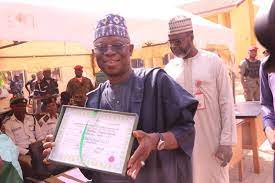 INEC presents certificates of return to Nasarawa Speaker, 23 others