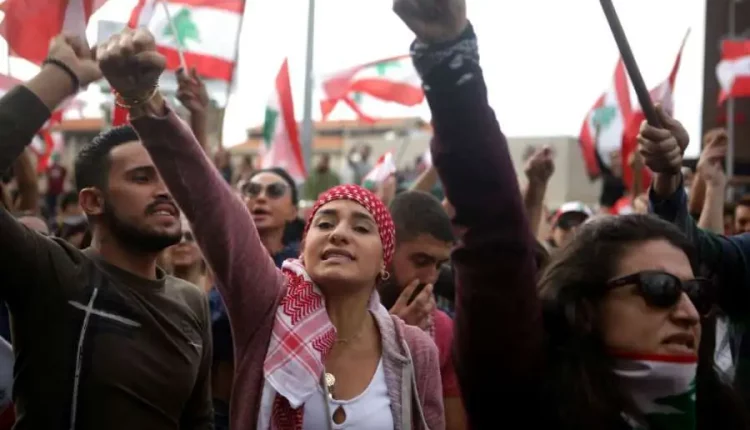 Protests break out in Lebanon over local currency’s collapse