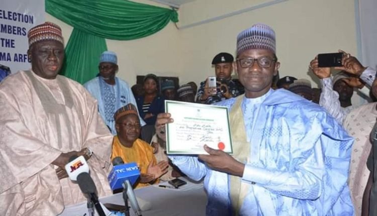 Yobe’s Gov. Buni, lawmakers-elect receive Certificates of Return from INEC