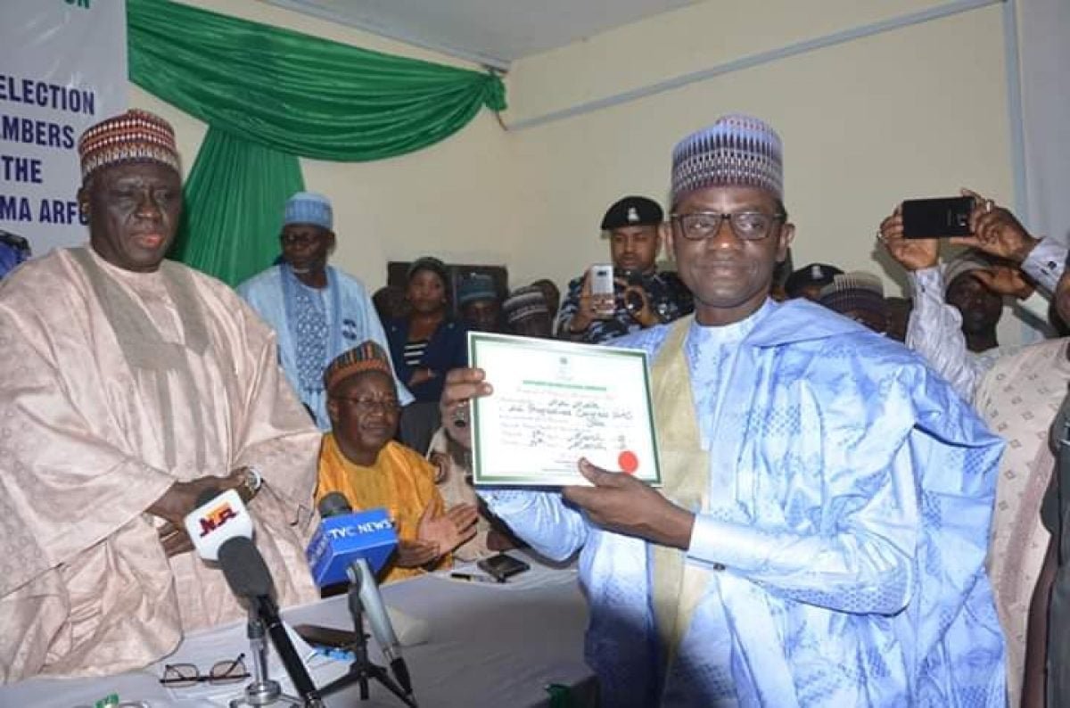 Yobe’s Gov. Buni, lawmakers-elect receive Certificates of Return from INEC