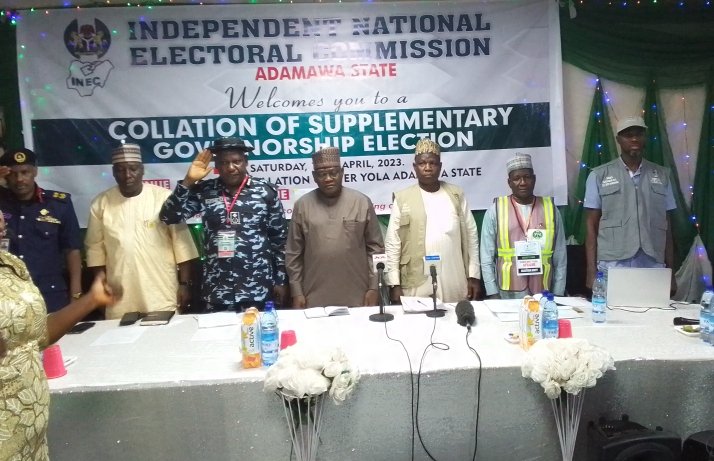 Confusion trails declaration of Sen. Binani as winner of Adamawa governorship supplementary election