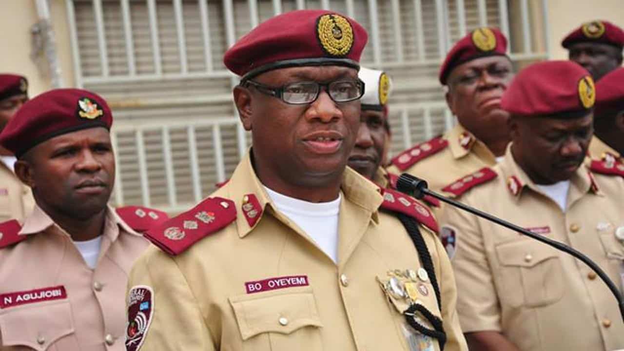 FRSC cautions against conveyance of gas cylinders in passenger vehicles