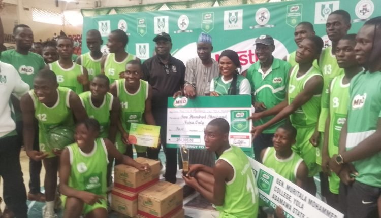 Adamawa, Taraba schools win 2023 Milo Basketball Zonal Championships 
