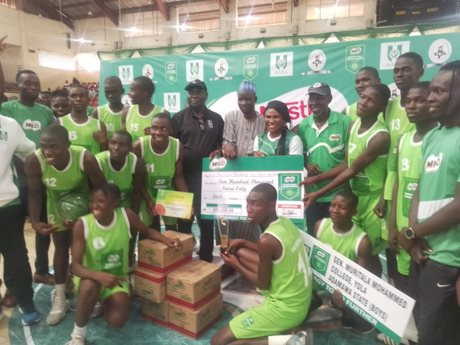 Adamawa, Taraba schools win 2023 Milo Basketball Zonal Championships 