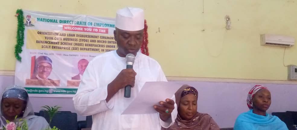 NDE Disburses Start Your  Own Business Loan To Over 70 Beneficiaries In Sokoto