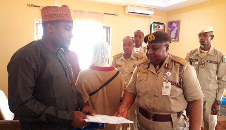 NIS hands over 18-yrs-old girl Libya- bound victim of trafficking to NAPTIP in Kebbi