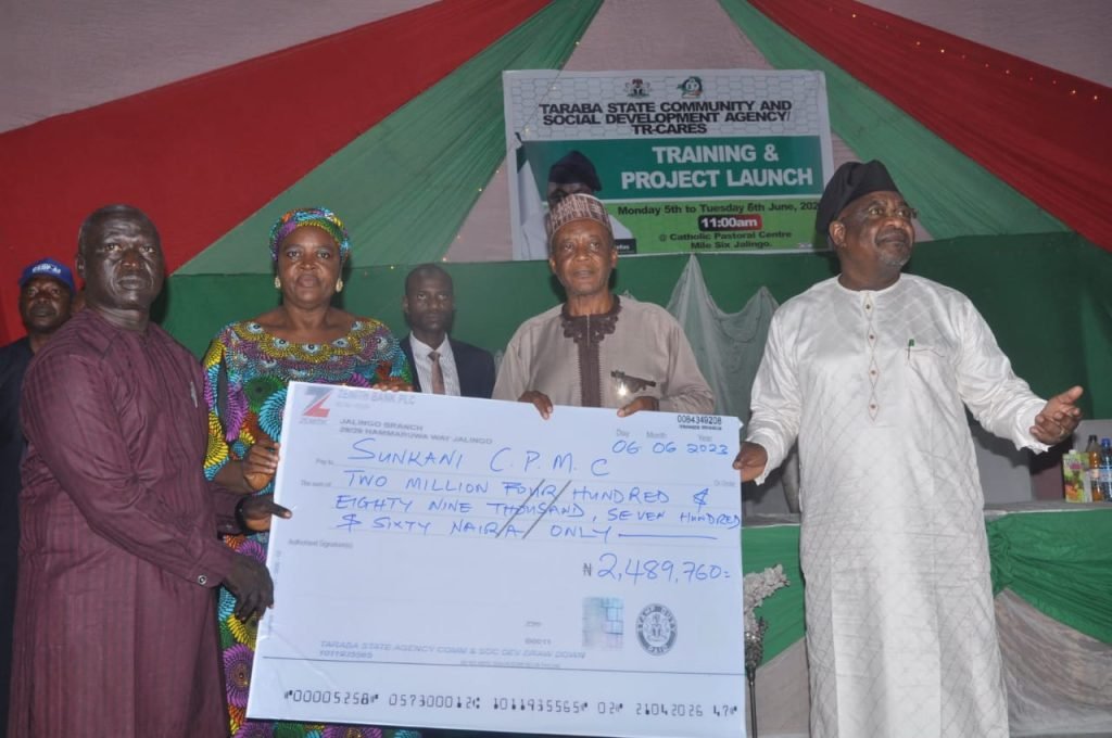 Community Development: TSCSDA disburse N75M to 5 Communities in Taraba