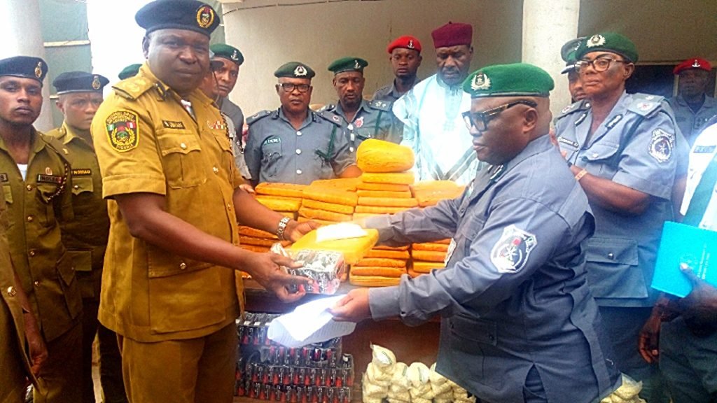 Customs intercepts 104 parcels of Indian hemp, illicit drugs worth N37.8m