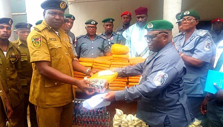 Customs intercepts 104 parcels of Indian hemp, illicit drugs worth N37.8m