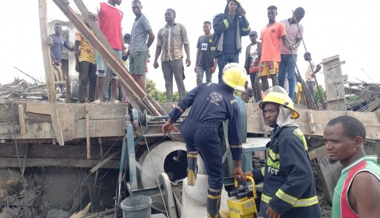 Abuja building collapse: 9 evacuated, rescue operations suspended