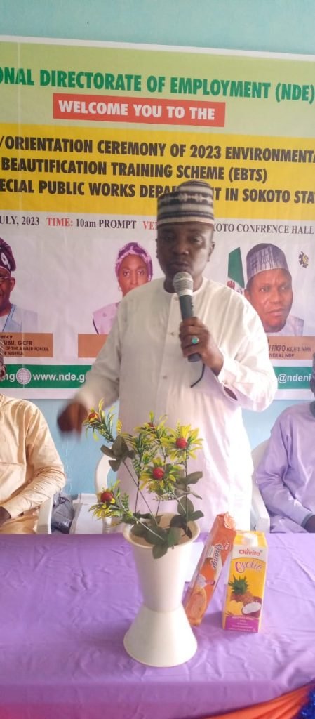 NDE To Train 30 Youths On Environmental Beautification In Sokoto
