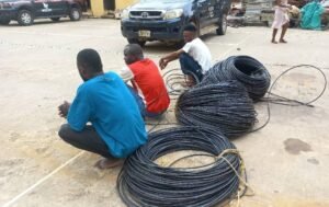 Vandalism: NSCDC arrests 3 suspected cable vandals in FCT