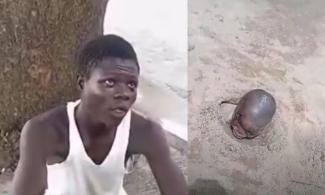 Father of 11-year-old boy buried alive on the run