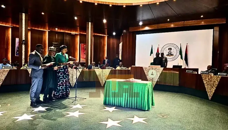 President Tinubu swears in 3 new cabinet members