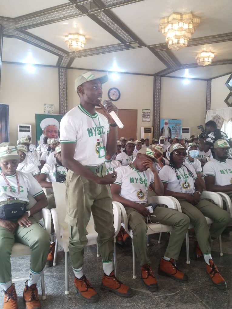 Impact Host Communities Positively, Sultan Charges Corps Members