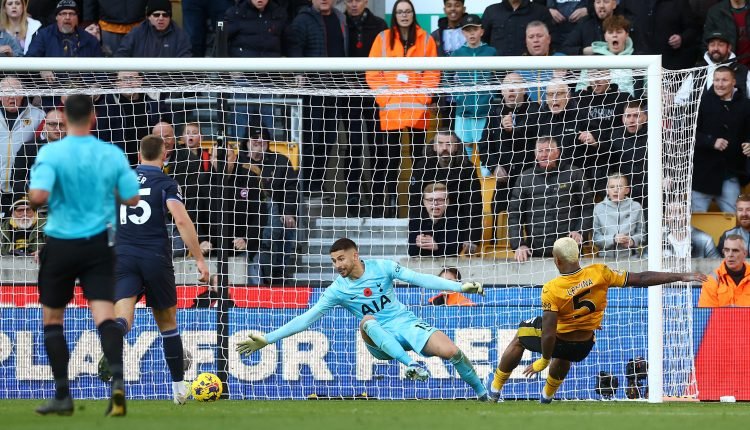 Wolves stun Tottenham 2-1 with stoppage-time goals