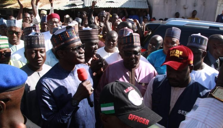 Buni donates N100m to GSM market fire victims