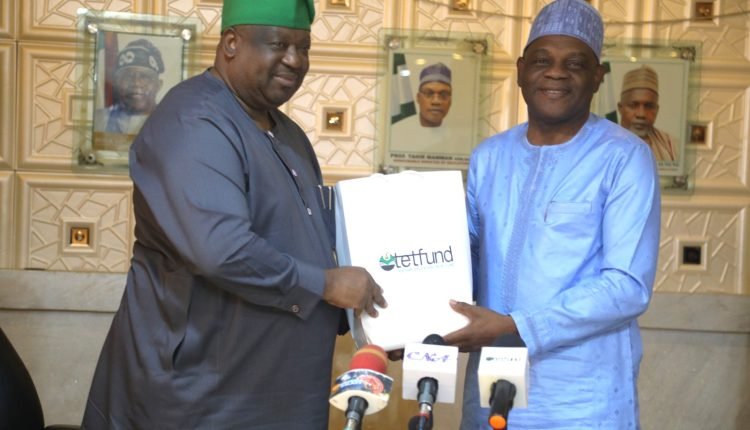 PHOTO NEWS: Governor Mutfwang Pay a Courtesy Visit to TETFund