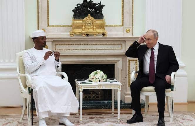 Putin meets Chad junta leader