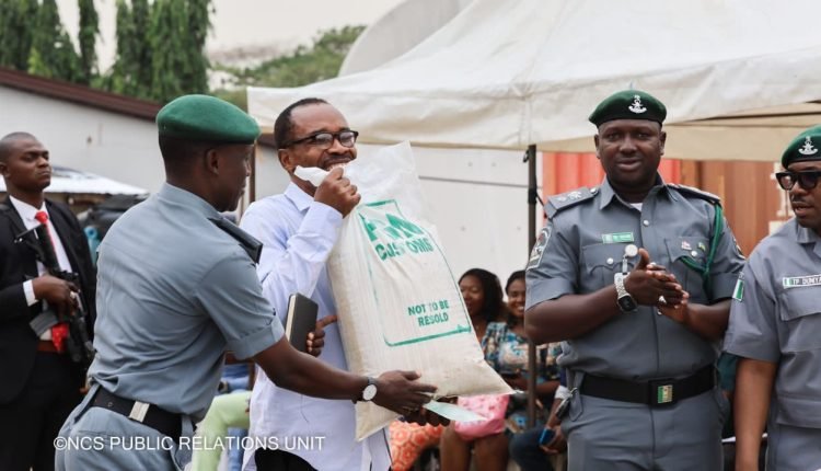 Customs Begins Disbursement of Seized Food Items to Nigerians