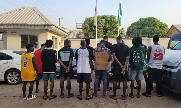 EFCC Busts "Yahoo Academy" in Makurdi, Arrests 14 Suspected Internet Fraudsters