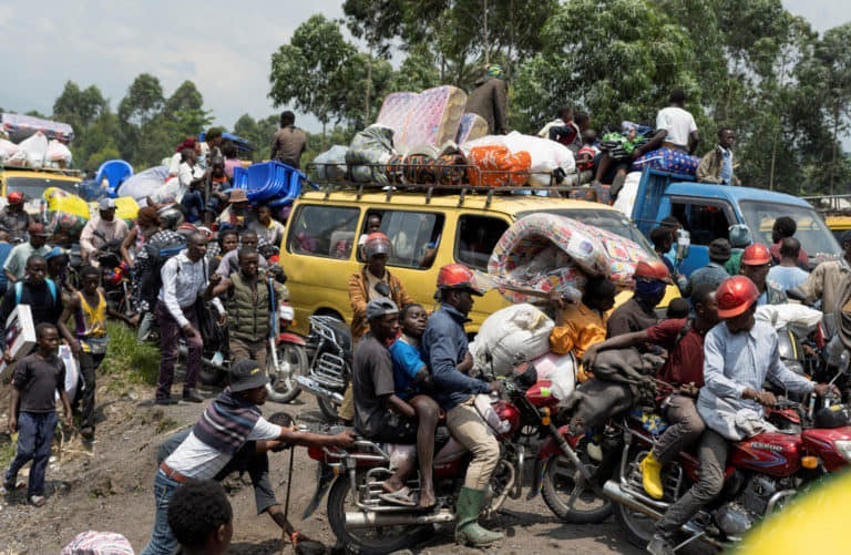 DR Congo: Goma City under threat as thousands flee M23 rebel advance