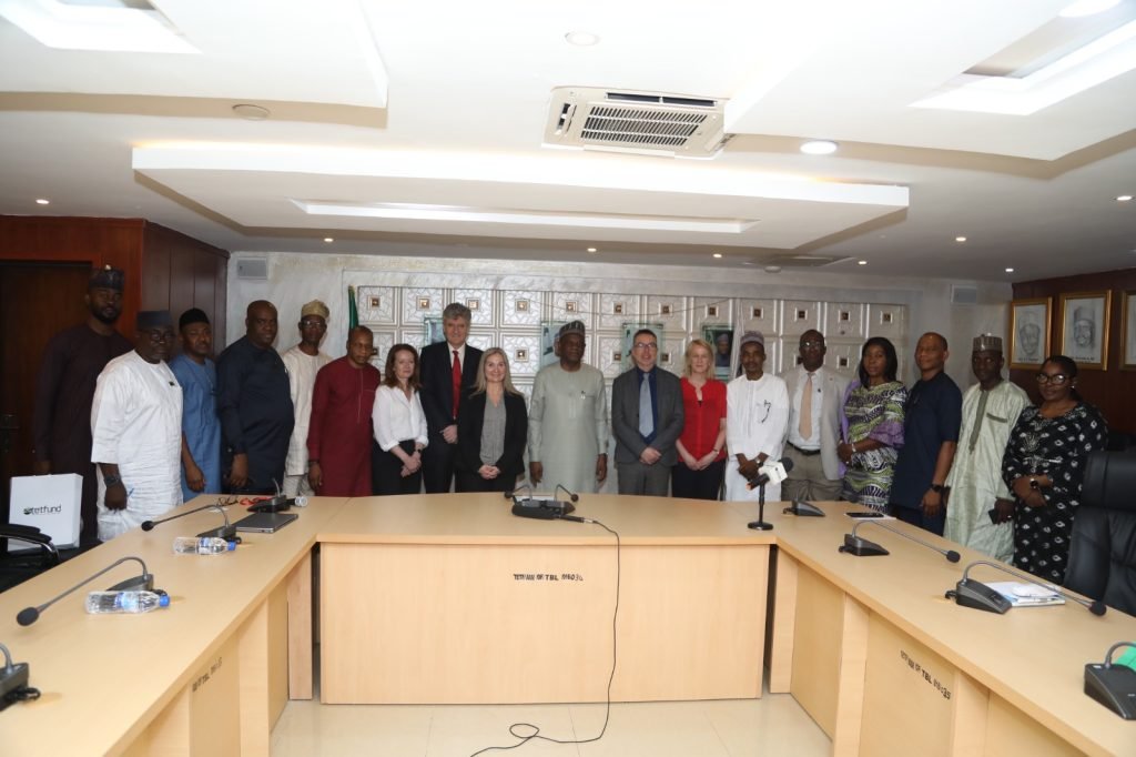 PHOTO NEWS: A Delegation from Kings College London visited Tetfund on the establishment of a Medical Research Centre and Hospital in Abuja in association with Afri-exim.