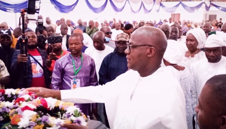 Obasanjo, Ayim, Mark, Speaker Tajudeen, Tambuwal, dignitaries pay tributes as Dogara buries mother