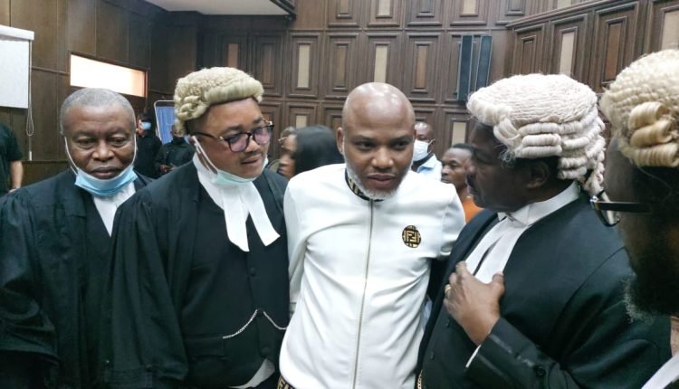 Nnamdi Kanu Makes Court Appearance as Trial Resumes