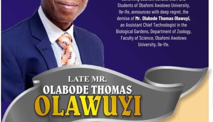 Lion Attack : Tears, Tributes as late OAU Zookeeper buried