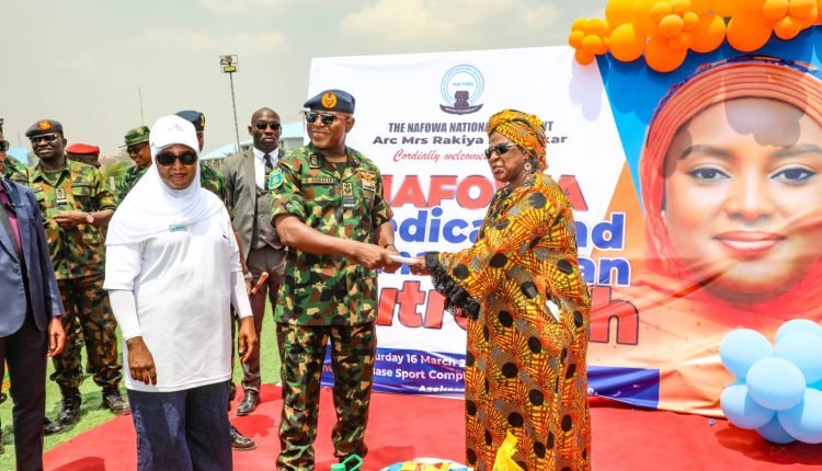 Air Chief Harps on Honouring Fallen Heroes as NAFOWA Distributes Palliatives to Widows