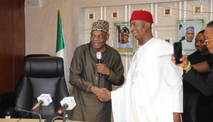 Dist. Sen. Ned Nwoko was at Tetfund yesterday on Strategic Consultations. So also the leadership of Nigerian Students (NANS)  who came on a thank you visit.