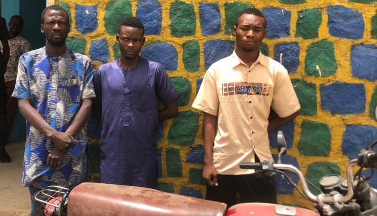 Police arrest 3 suspects of motorcycle theft in Bauchi